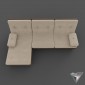 sofa ARS Scandy ottoman (art 00-29676)